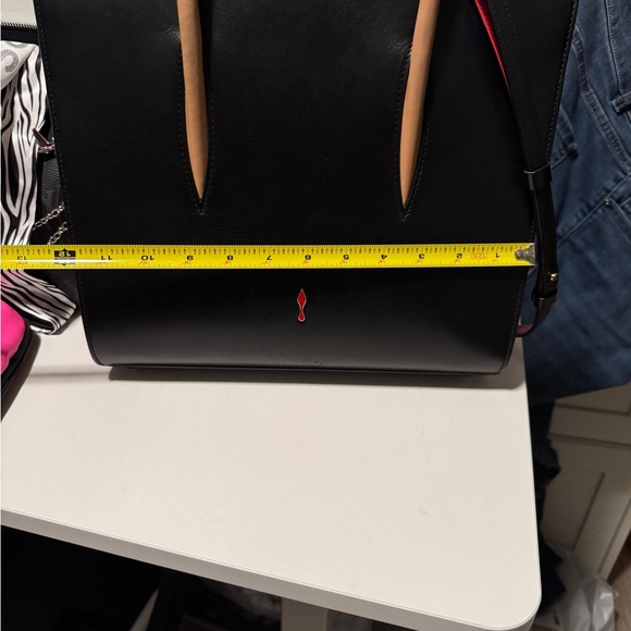 Christian Louboutin Paloma w/red and black leather, and leopard with spikes! - Picture 13 of 15